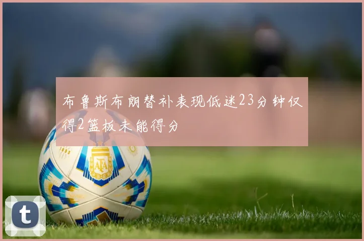 布鲁斯布朗替补表现低迷23分钟仅得2篮板未能得分